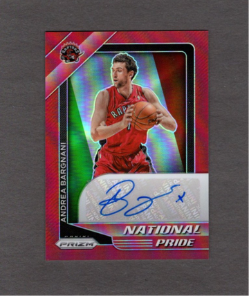 2020-21 Prizm National Pride Red Autograph #NPSADB Andrea Bargnani