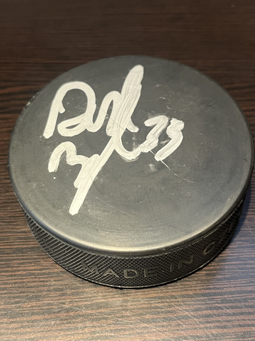 Dustin Byflugien Signed Autographed NHL Hockey Puck Beckett BAS COA Blackhawks