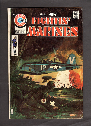 Lot of (3) Fightin' Marines 1973 #110. 1975 #121, 1979 #143 Charlton Comics
