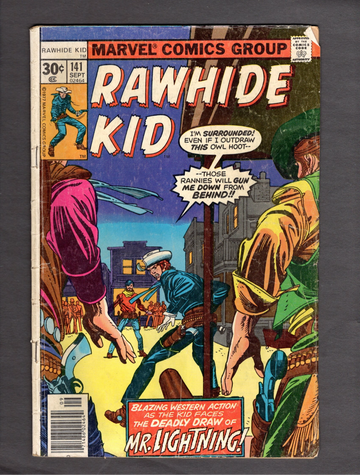 1977 Rawhide Kid #141 Marvel Comics