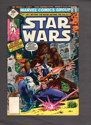 1978 Star Wars #7 Marvel Comics Variant 1st Appearance of Crimson Jack