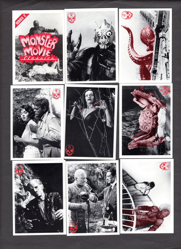1997 Monster Movie Classics Series 2 Set of 50 Cards + 3 Card Promo Set