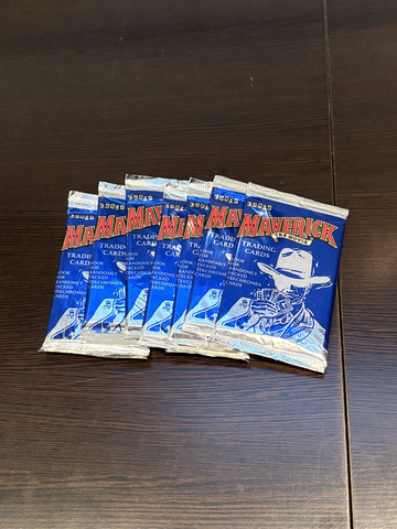 Lot of (7) 1994 Cardz Maverick The Movie Unopened Packs Mel Gibson