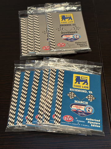 Lot of (10) 1992 Food Lion Richard Petty Fan Appreciation Tour Unopened Packs