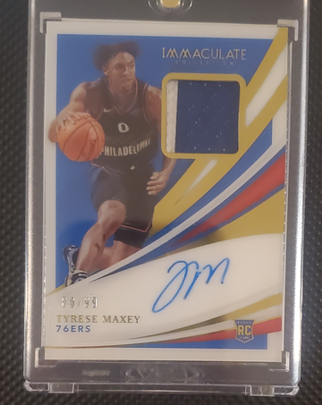 Tyrese Maxey 2020 immaculate RPA #/99!!!