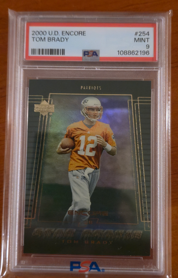 Tom brady 2000 U.D. Encore psa 9