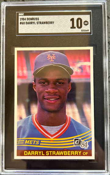 1984 Donruss Darryl Strawberry SGC 10