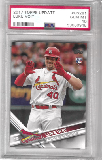 2017 Topps Update Luke Voit PSA 10