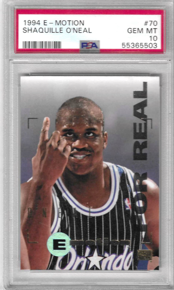 1994 E-Motion Shaquille O'Neal PSA 10