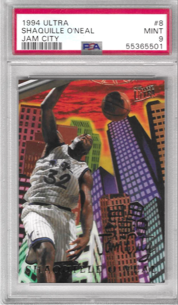 1994 Ultra Shaquille O'Neal Jam City PSA 9