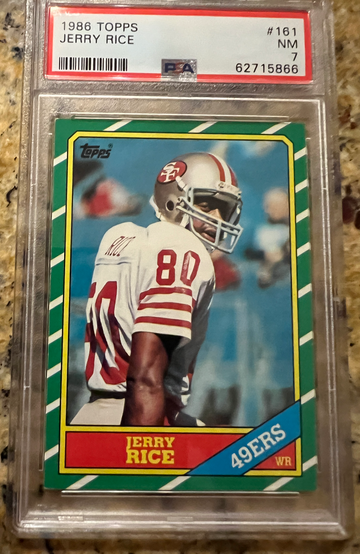 Jerry Rice 1986 PSA 7
