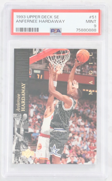 1993 Upper Deck SE Anfernee Hardaway Rookie #51 PSA 9 Mint