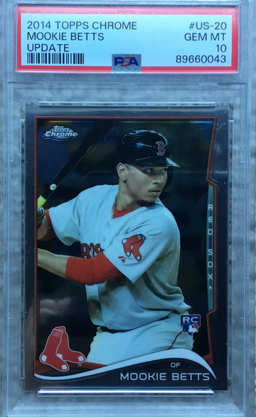 2014 Topps Chrome Mookie Betts PSA 10