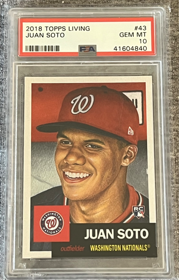 2018 Topps Living Set Juan Soto PSA 10
