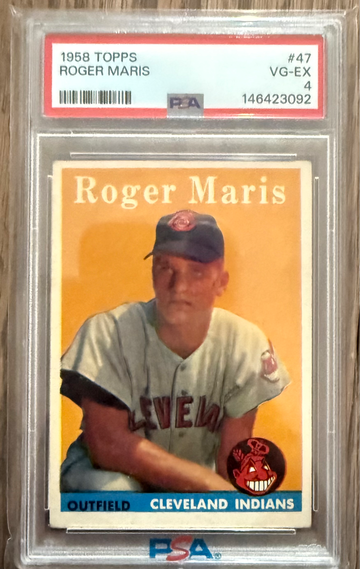 1958 Topps Roger Maris ROOKIE PSA 4