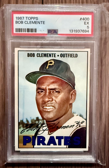 1967 Topps #400 Roberto Clemente PSA 5