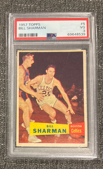 1957 Topps Bill Sharman RC