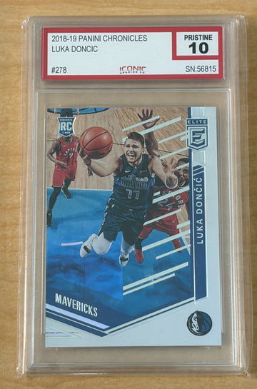ICONIC Gem Mint Pristine 10 2018-19 Chronicles Elite Luka Doncic RC #278 Rookie