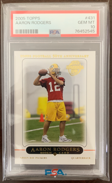 2005 Topps Aaron Rodgers #431 PSA 10 Gem Mint Rookie RC
