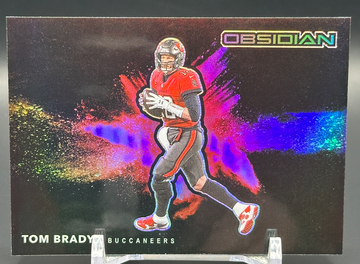2021 Panini Obsidian #CB-2 Tom Brady Color Blast Black