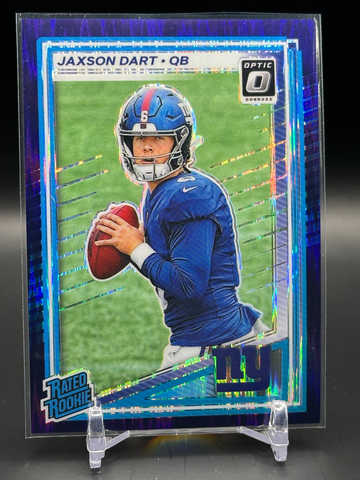 2025 Donruss Optic Jaxon Dart purple Shock rookie