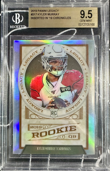 2019 Panini Legacy #217 Kyler Murray Rookies BGS 9.5
