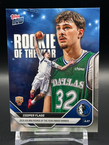 2026 Topps Now #ROTY Cooper Flagg Rookie Of The Year