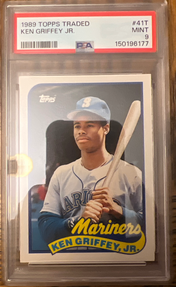 1989 Topps Traded Ken Griffey Jr RC #41T PSA 9