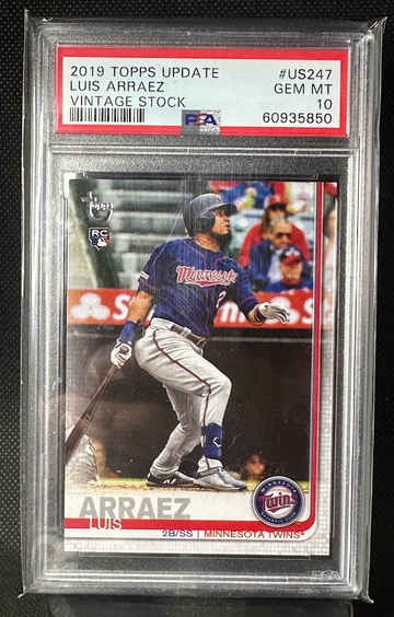 2019 Topps Update Luis Arraez RC - Vintage Stock