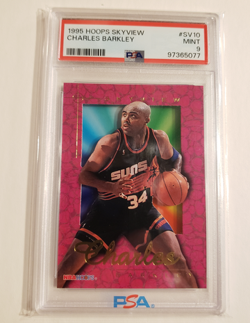 1995 Hoops Skyview #SV10 CHARLES BARKLEY PSA 9