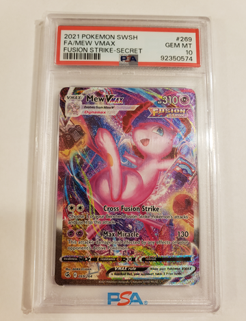 2021 Pokemon SWSH MEW Fusion Strike #269 PSA 10