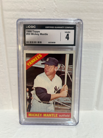  CGC 1966 Topps Mickey Mantle #50