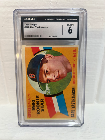 1960 Topps Carl Yastrzemski #126 CGC 6- Great Grade