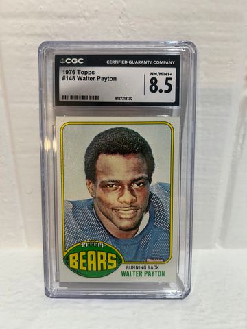 1976 Topps WALTER PAYTON RC#148- CGC 8.5