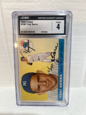 1955 Topps Yogi Berra 198# CGC 4