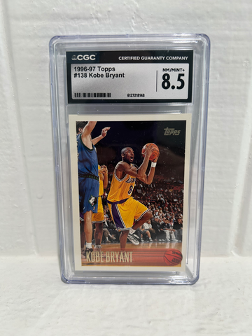 1996 Topps KOBE BRYANT #138 CGC 8.5