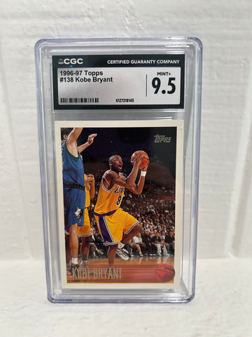 1996 Topps KOBE BRYANT #138 CGC 9.5!!!
