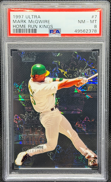 1997 Ultra #7 Mark McGwire Home Run Kings PSA 8