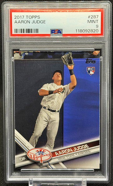 2017 Topps #287 Aaron Judge RC PSA 9
