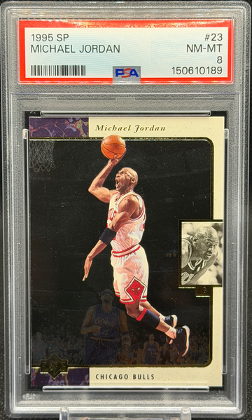 1995 SP Michael Jordan #23 PSA 8