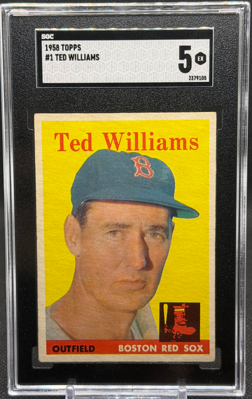 1958 Topps #1 Ted Williams SGC 5