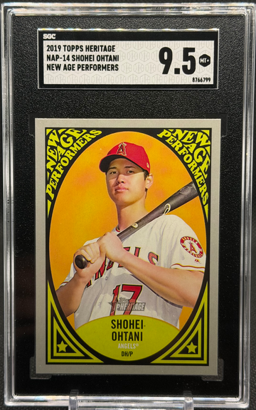 2019 Topps Heritage Shohei Ohtani New Age Performers SGC 9.5