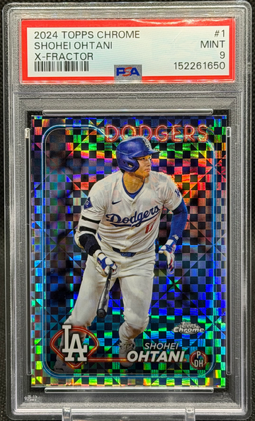2024 Topps Chrome #1 Shohei Ohtani X-Fractor PSA 9