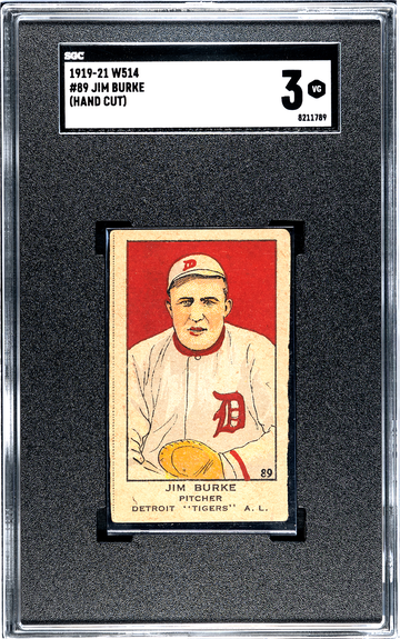 1919-21 W514 #89 Jim Burke SGC 3