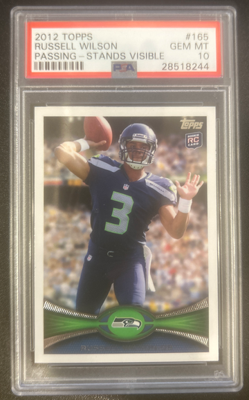 Russell Wilson 2012 Topps PSA 10
