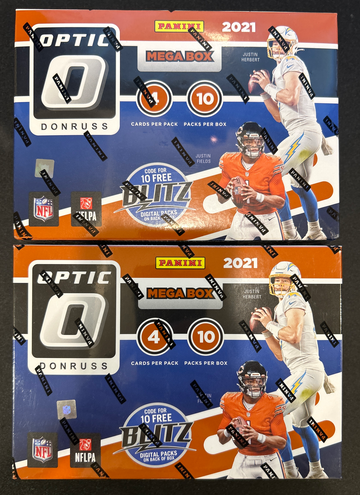 2021 Optic Football Mega Boxes Qty-2