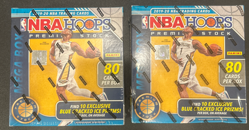 2019-20 NBA Hoops Premium Mega Boxes Qty-2