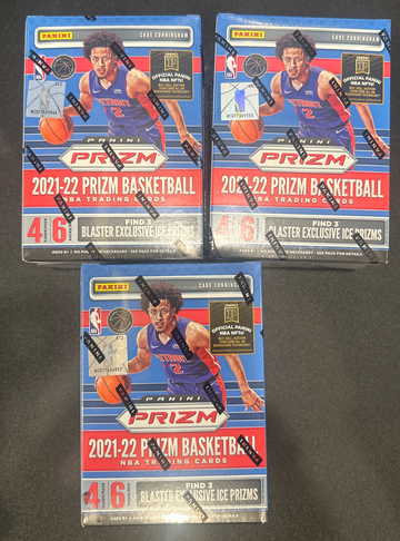 2021-22 NBA Prizm Blaster Boxes Qty-3