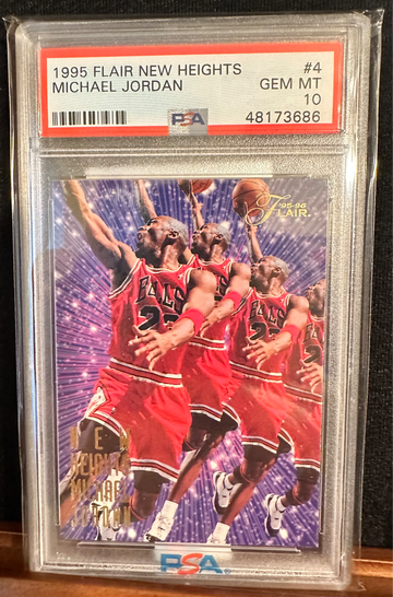 1995 Flair New Heights Michael Jordan PSA 10 GEM MINT