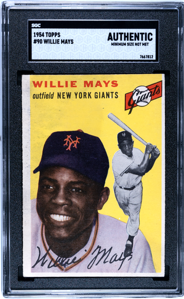 1954 Topps #90 Willie Mays SGC Authentic
